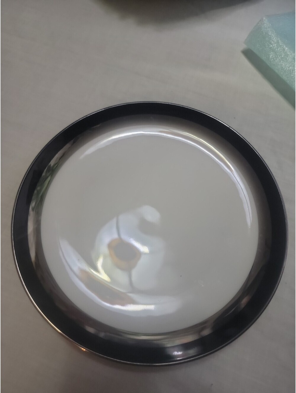 Genuine Fine China Japan Gemini Black/ Gold Salad Plate Excellent Multiple Avai